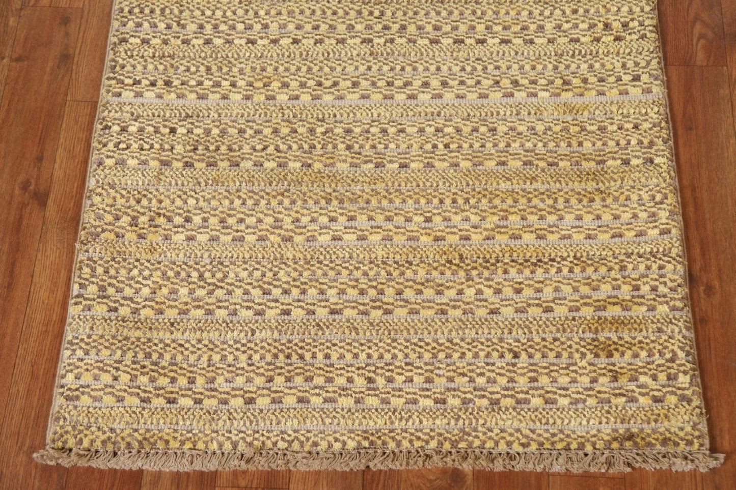 Striped Gabbeh Kashkoli Runner Rug 2x7