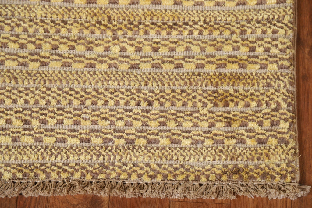 Striped Gabbeh Kashkoli Runner Rug 2x7