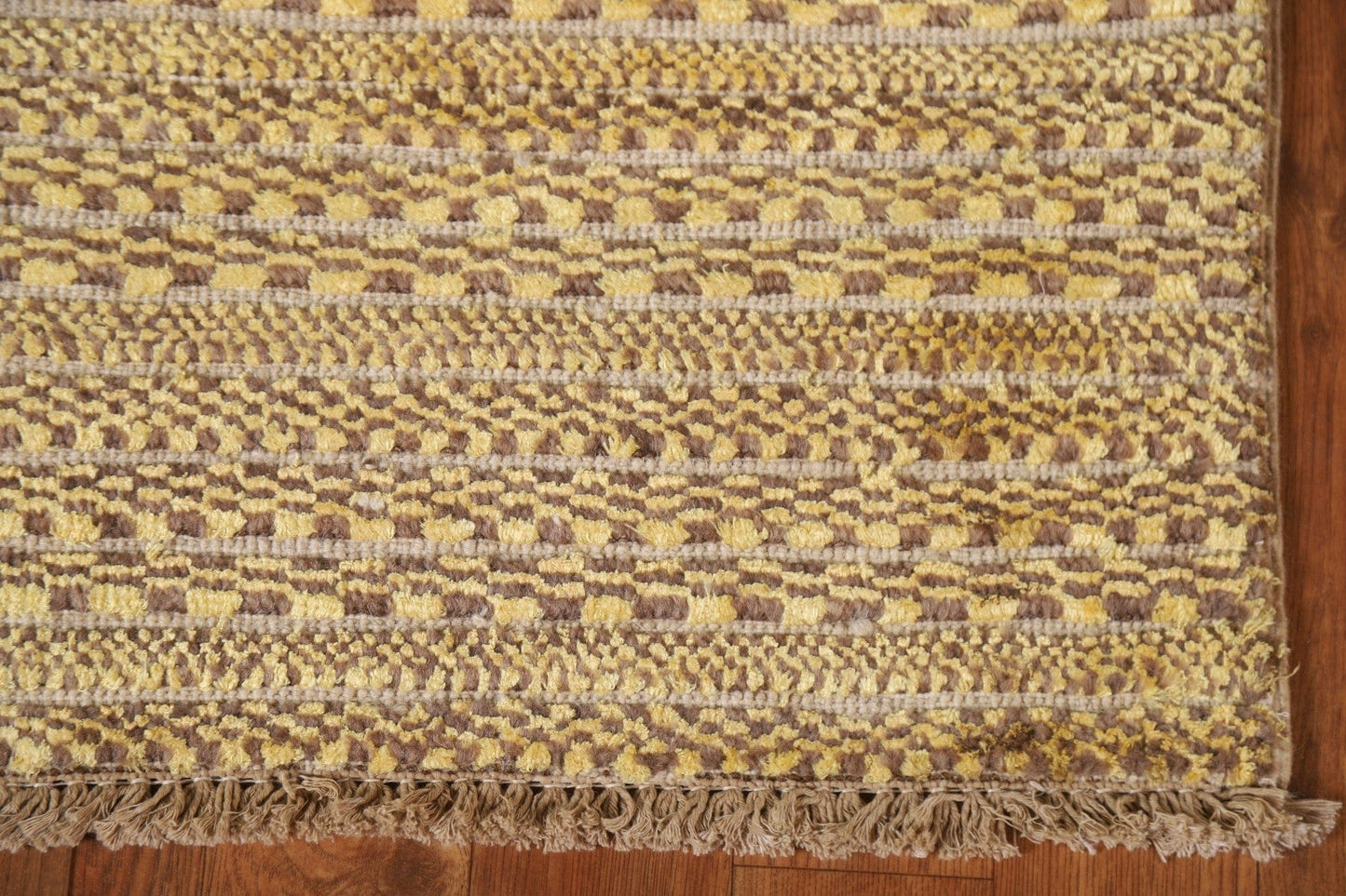 Striped Gabbeh Kashkoli Runner Rug 2x7