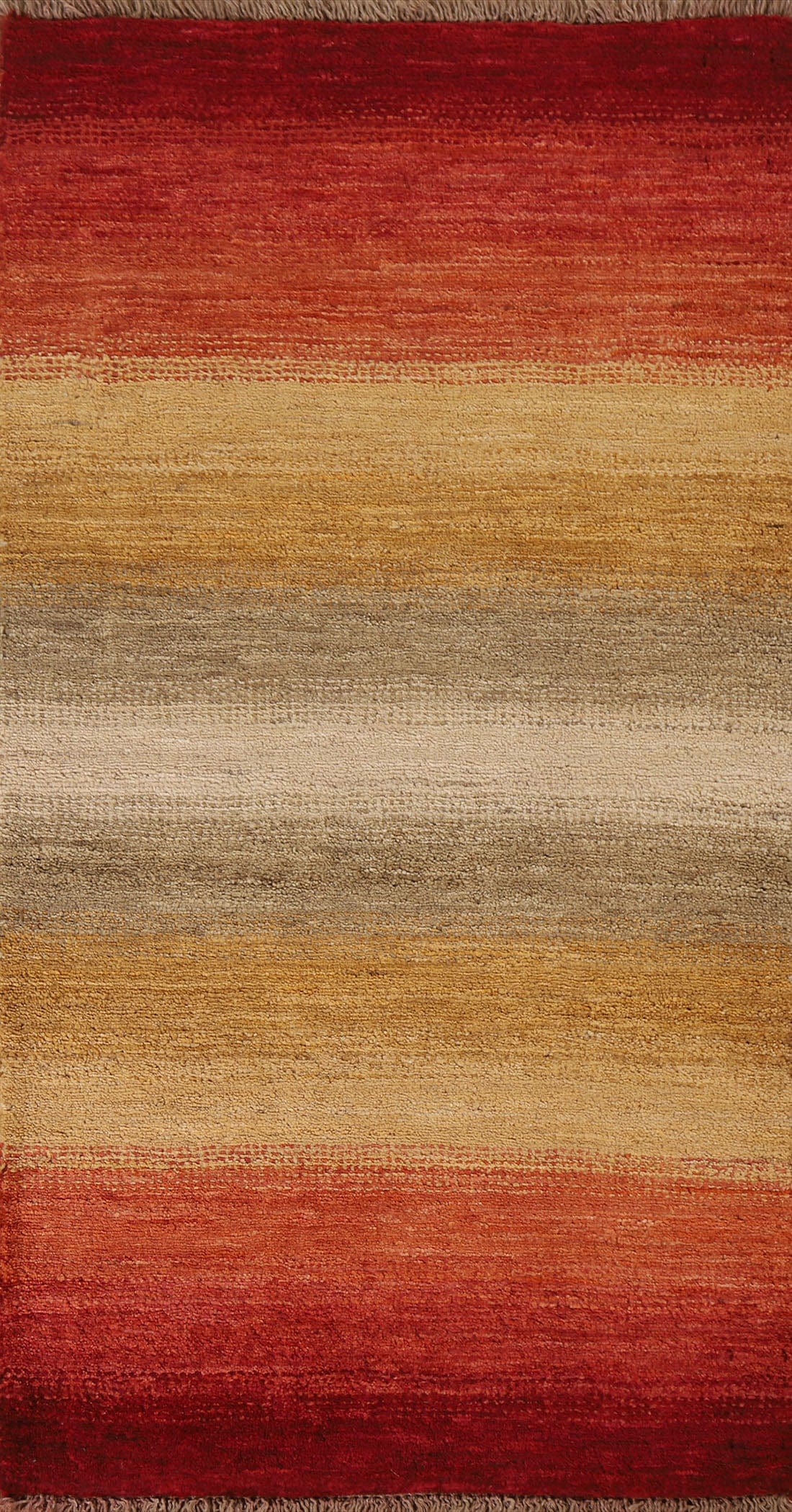 Striped Gabbeh Kashkoli Oriental Rug 2x4