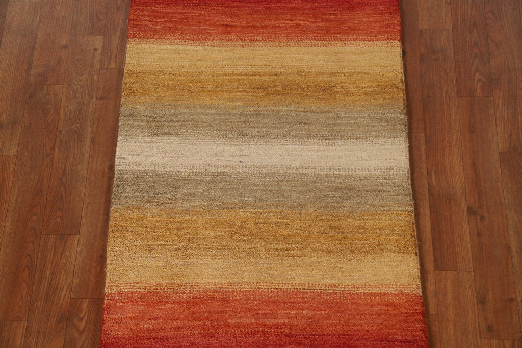 Modern Gabbeh Kashkoli Oriental Rug 2x4