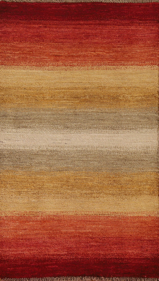 Modern Gabbeh Kashkoli Oriental Rug 2x4