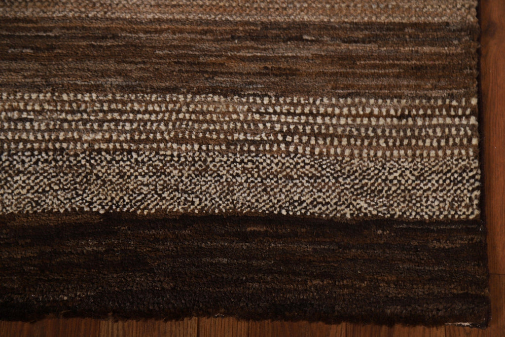 Striped Gabbeh Kashkoli Modern Area Rug 2x3