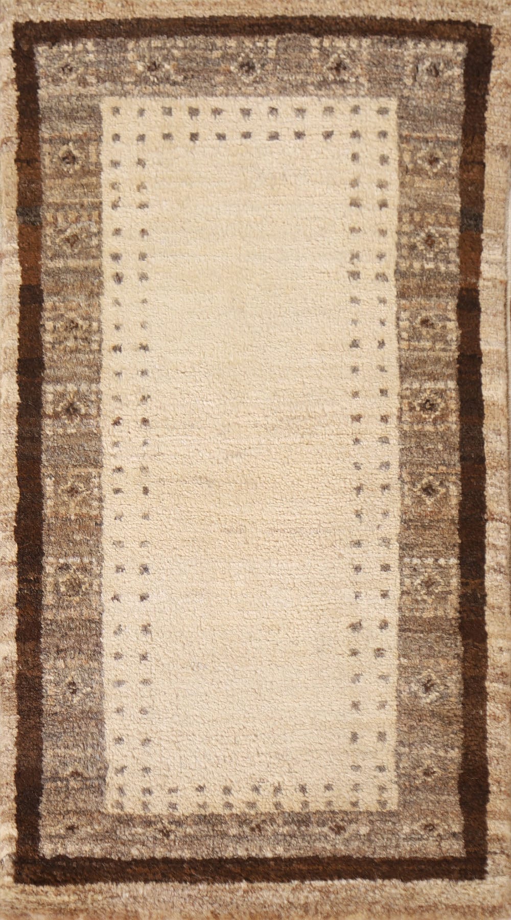 Geometric Gabbeh Kashkoli Oriental Rug 1x3