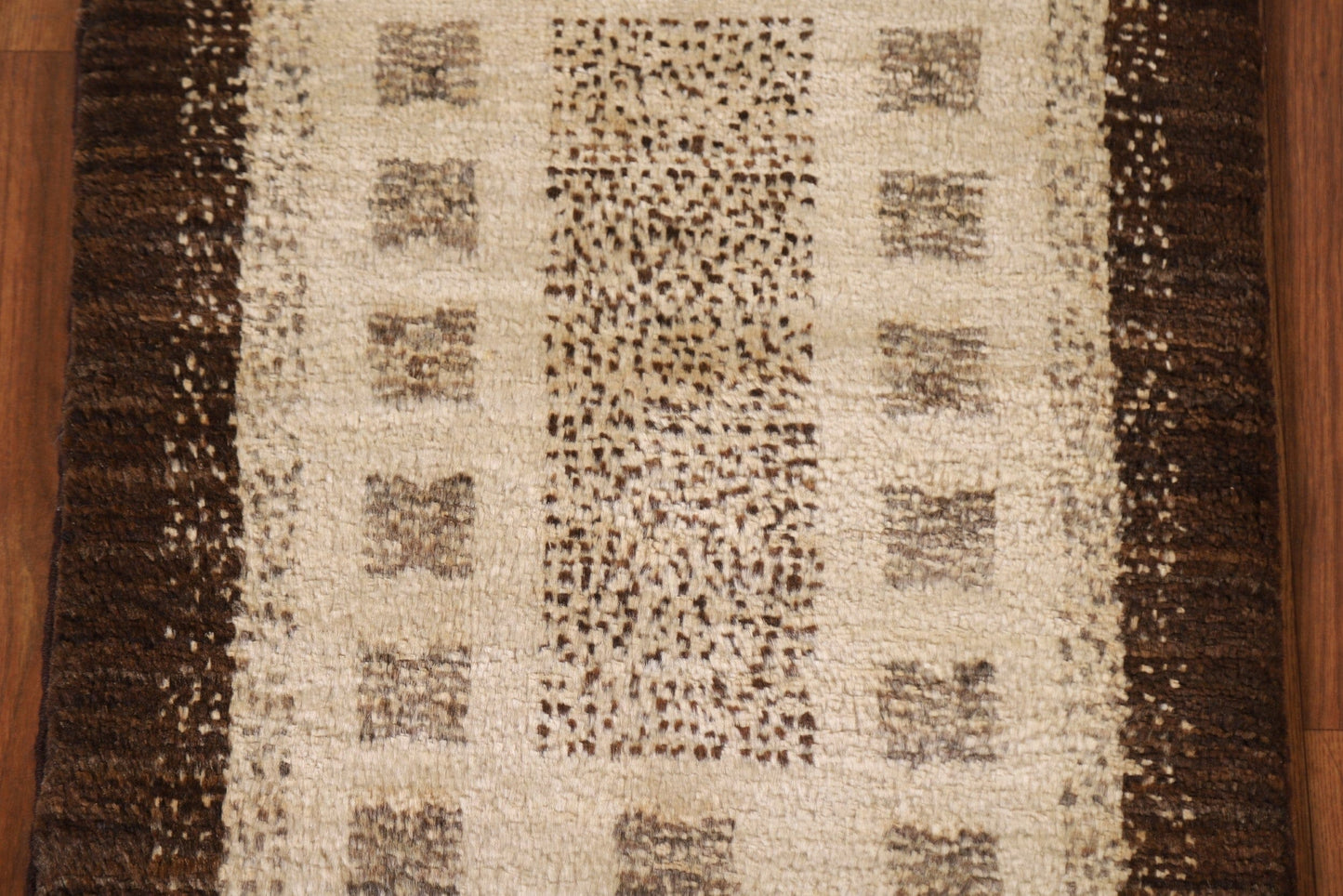 Geometric Gabbeh Kashkoli Square Area Rug 2x2