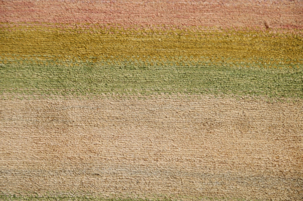 Striped Gabbeh Kashkoli Modern Rug 2x2