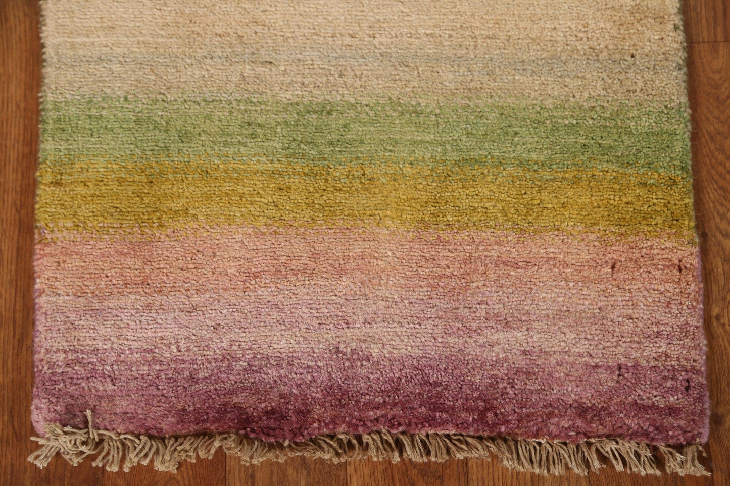 Striped Gabbeh Kashkoli Modern Rug 2x2