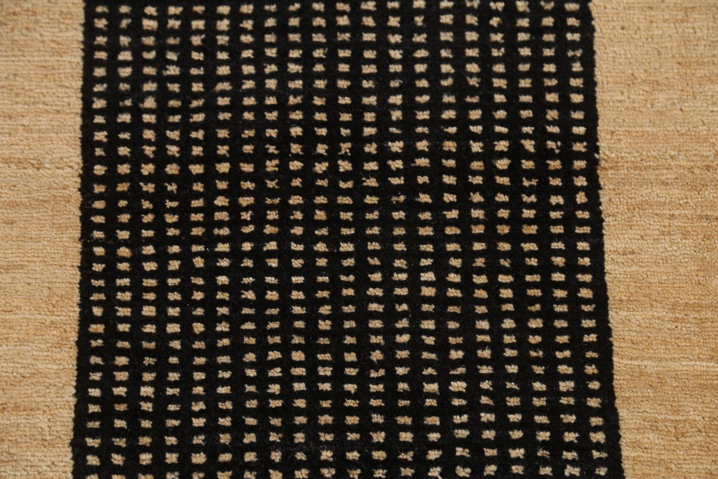 Black Wool Gabbeh Kashkoli Square Rug 2x2