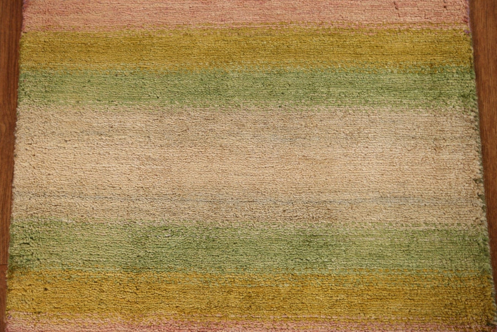 Contemporary Gabbeh Kashkoli Sqaure Rug 2x2