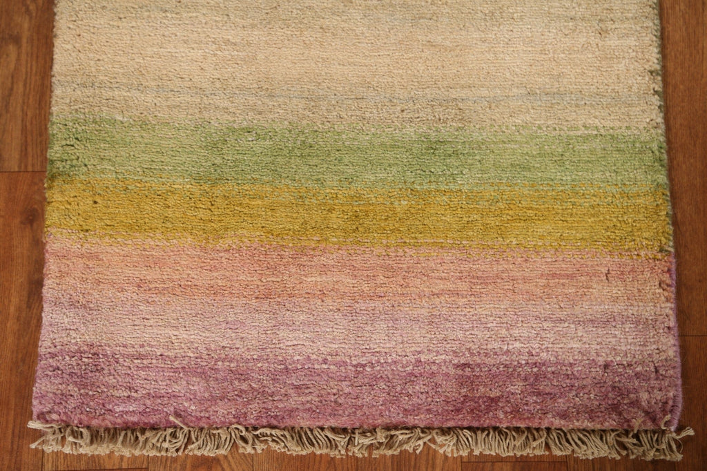 Contemporary Gabbeh Kashkoli Sqaure Rug 2x2