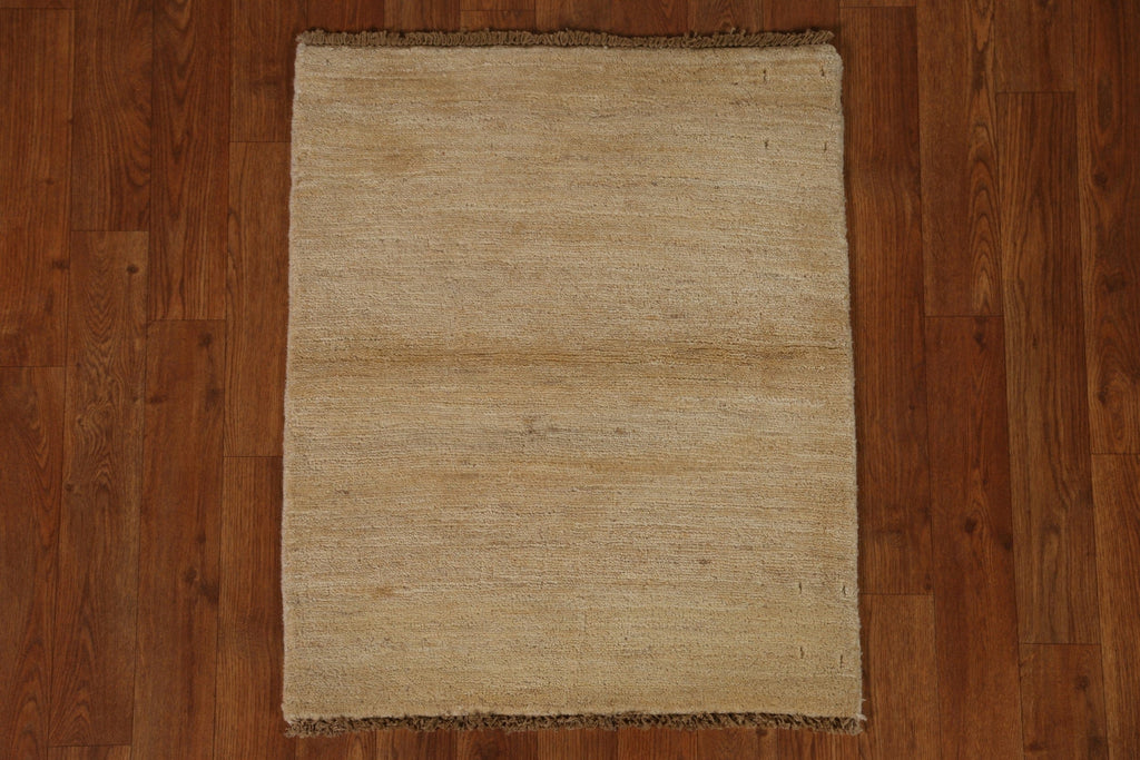 Modern Gabbeh Kashkoli Square Rug 2x2