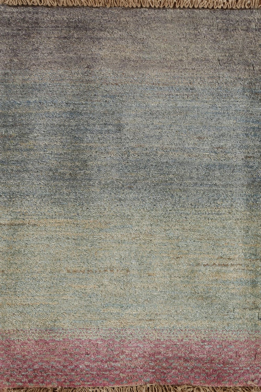 Square Wool Gabbeh Kashkoli Modern Rug 2x2