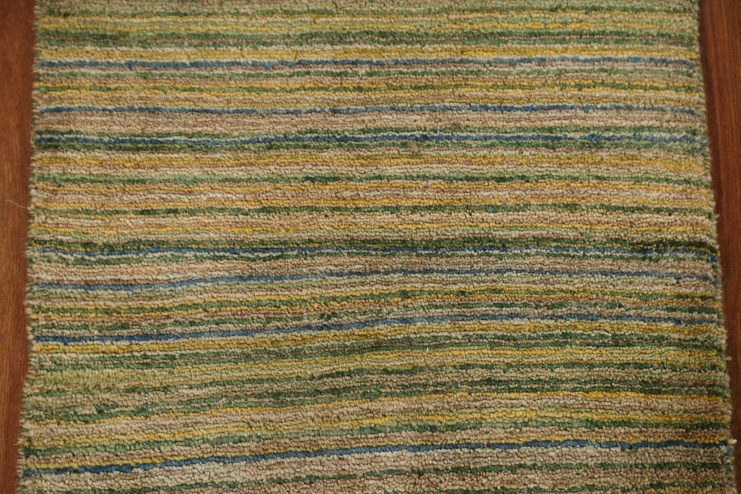 Striped Gabbeh Kashkoli Square Rug 2x2