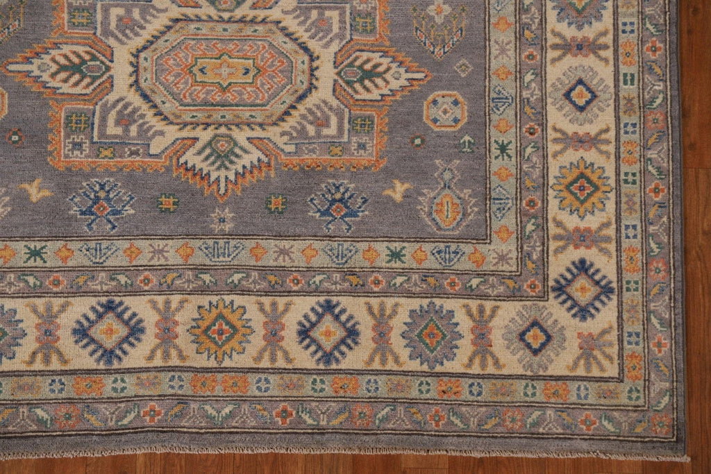 Geometric Kazak Oriental Area Rug 6x8