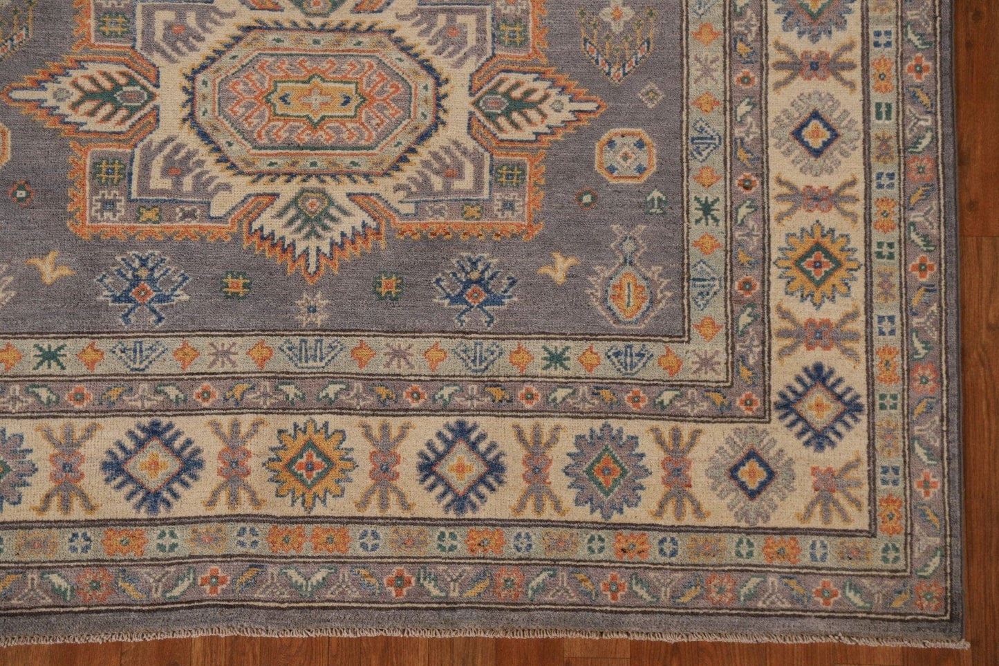 Geometric Kazak Oriental Area Rug 6x8