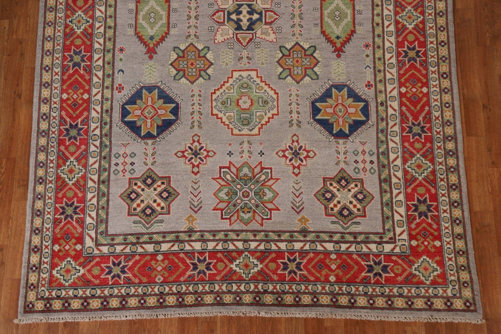 Geometric Kazak Oriental Area Rug 6x10