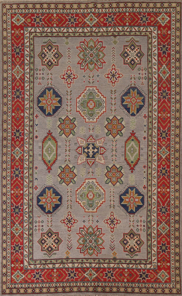 Geometric Kazak Oriental Area Rug 6x10