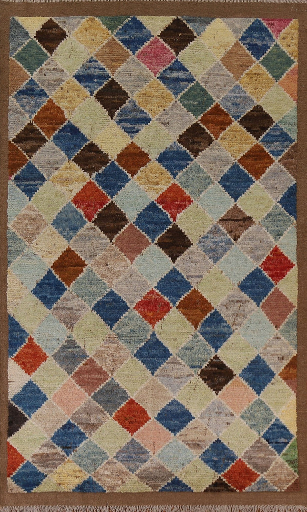 Trellis Wool Moroccan Oriental Area Rug 7x10