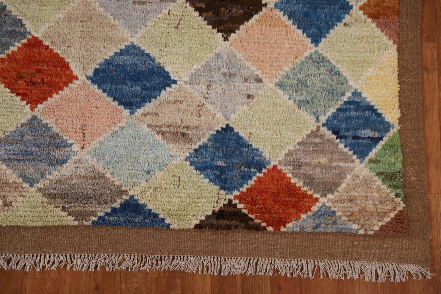 Trellis Wool Moroccan Oriental Area Rug 7x10