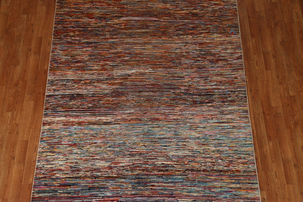 Contemporary Gabbeh Kashkoli Area Rug 6x8