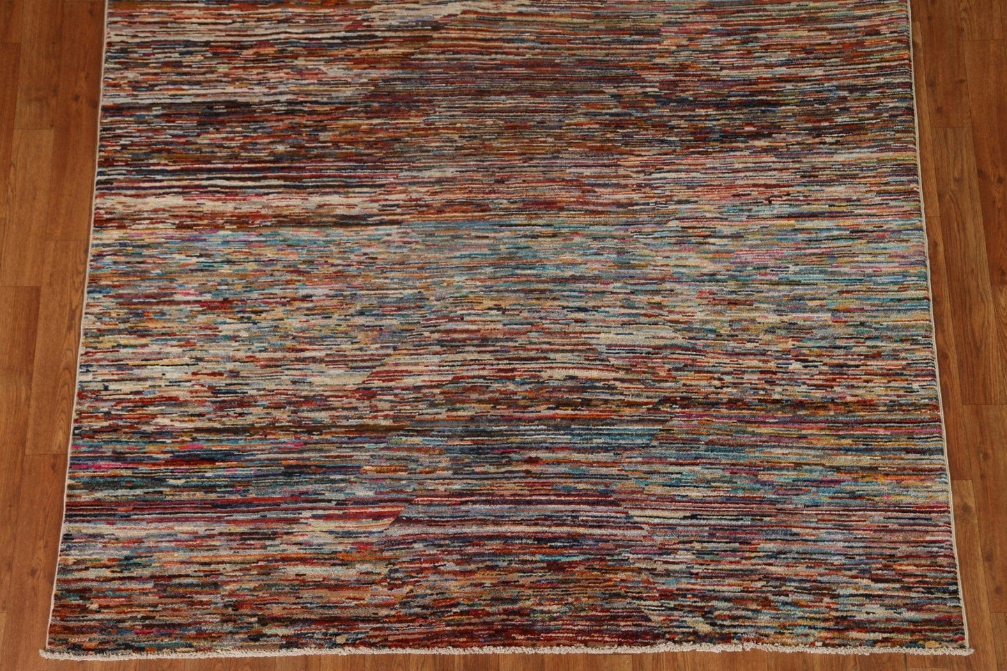 Contemporary Gabbeh Kashkoli Area Rug 6x8