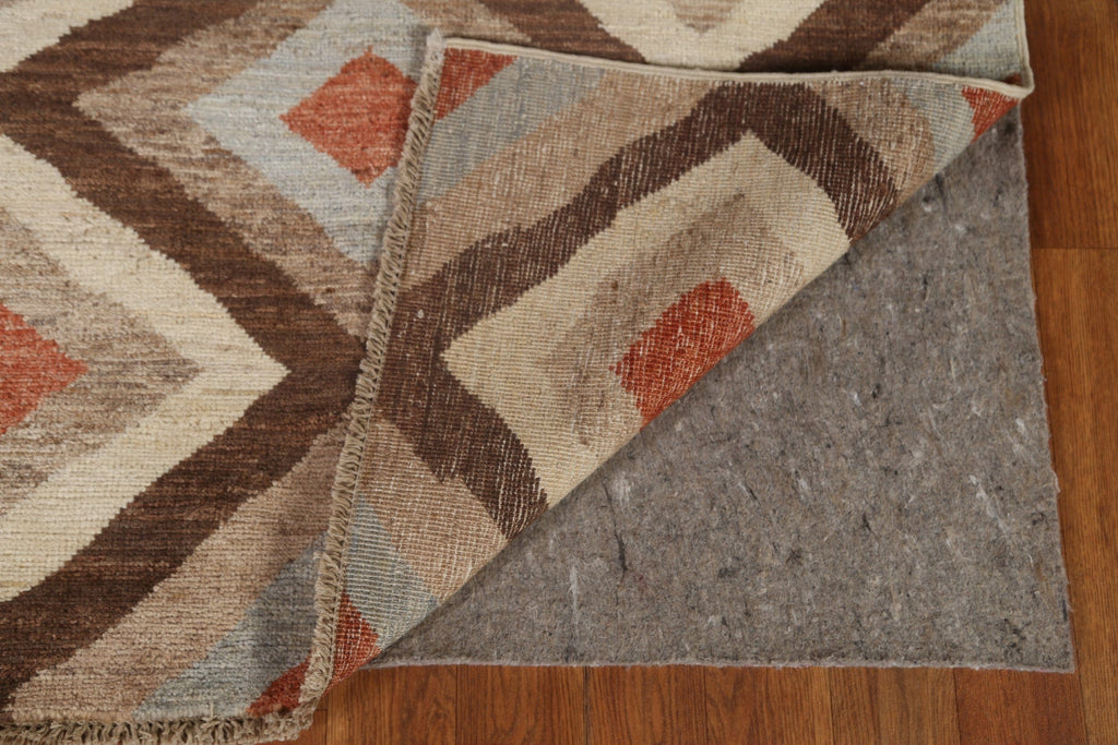 Modern Gabbeh Kashkoli Geometric Area Rug 6x8