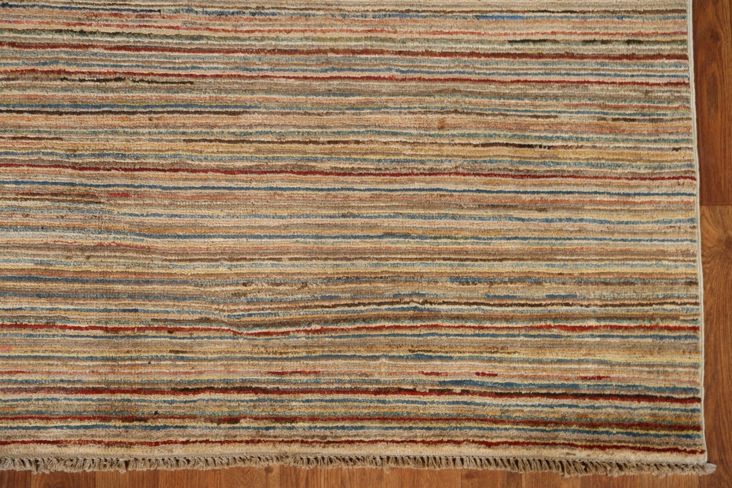 Striped Gabbeh Kashkoli Pakistan Area Rug 5x8