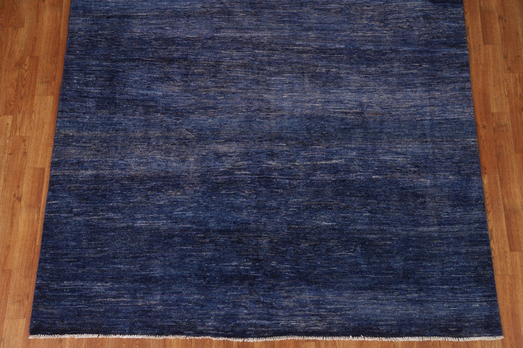 Navy Blue Gabbeh Kashkoli Modern Area Rug 6x10