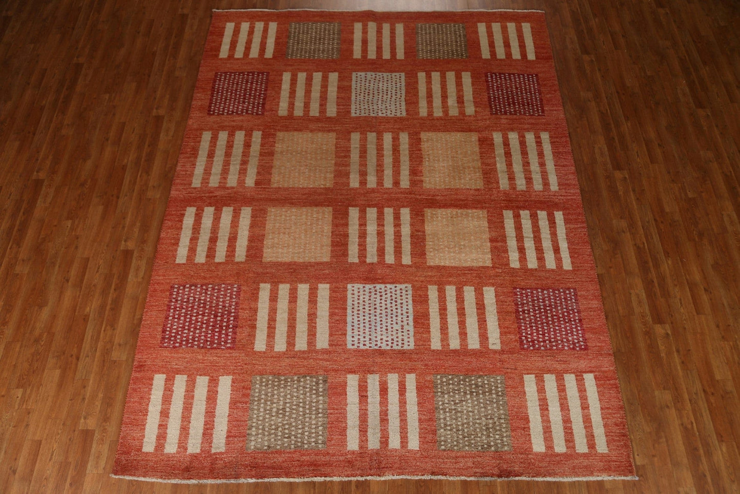 Geometric Gabbeh Kashkoli Modern Area Rug 8x10