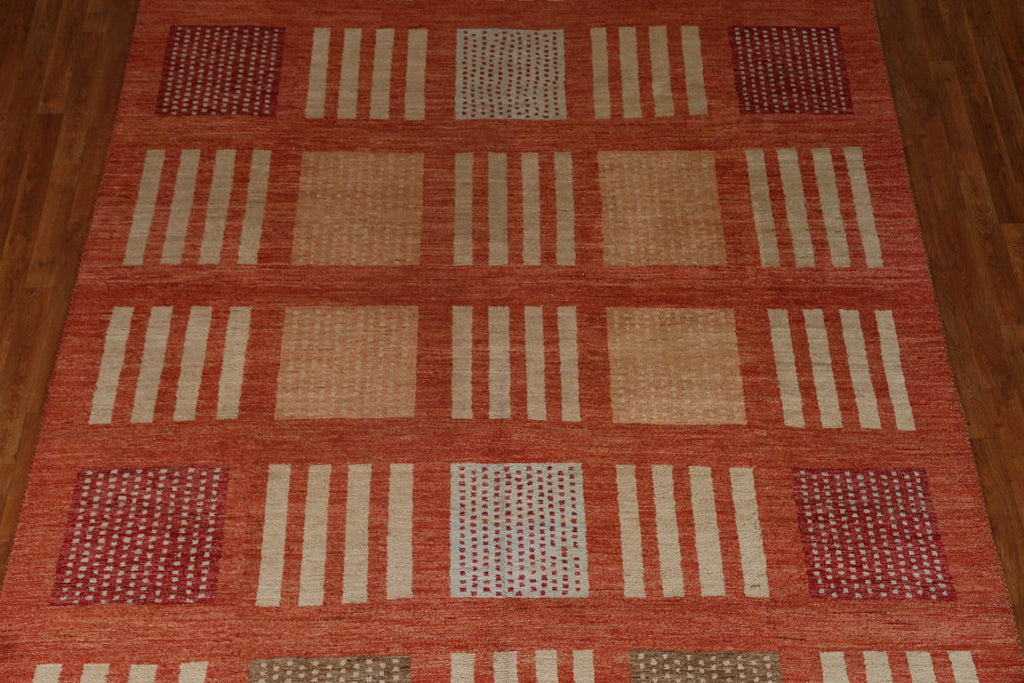 Geometric Gabbeh Kashkoli Modern Area Rug 8x10