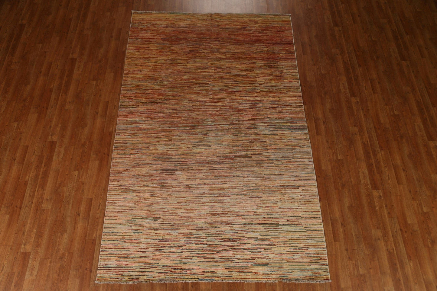 Striped Gabbeh Kashkoli Wool Area Rug 6x10