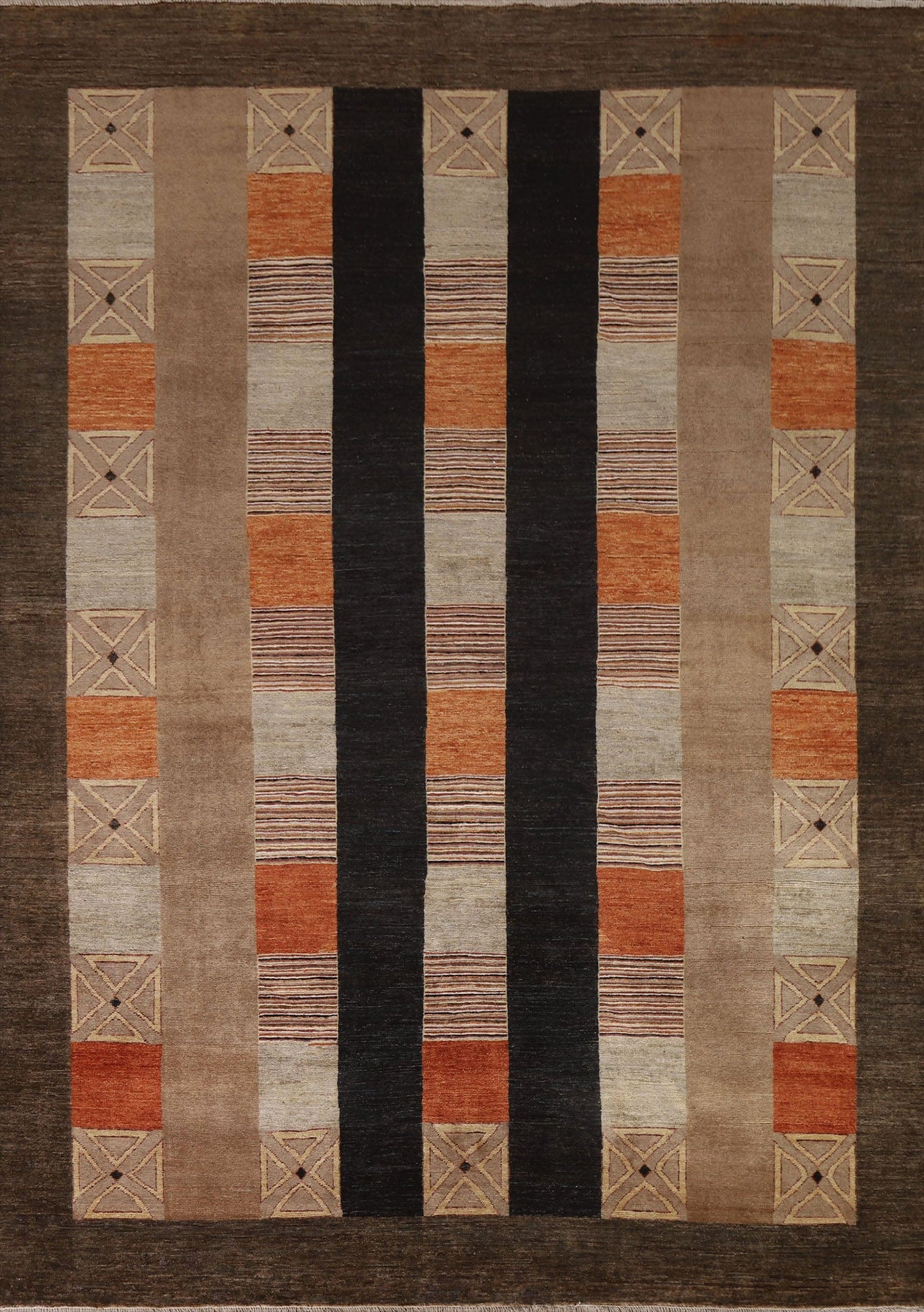 Geometric Gabbeh Kashkoli Oriental Area Rug 8x10