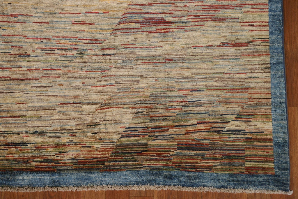 Striped Gabbeh Kashkoli Wool Area Rug 7x10