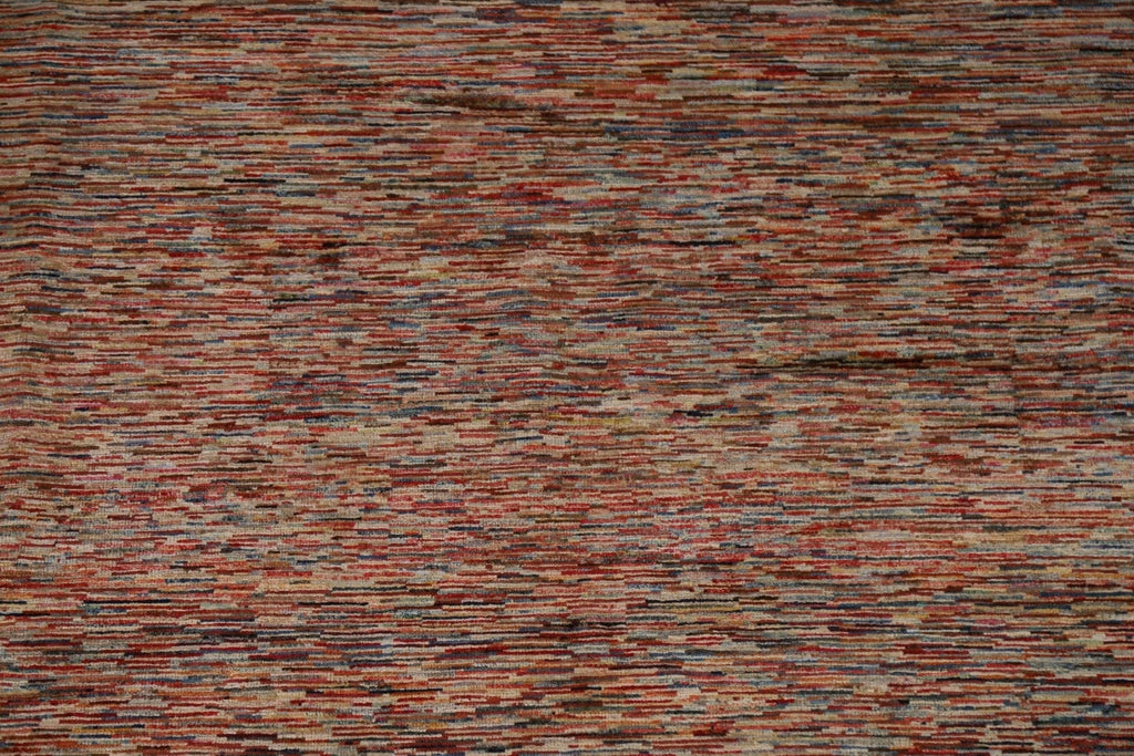 Striped Gabbeh Kashkoli Contemporary Area Rug 8x10