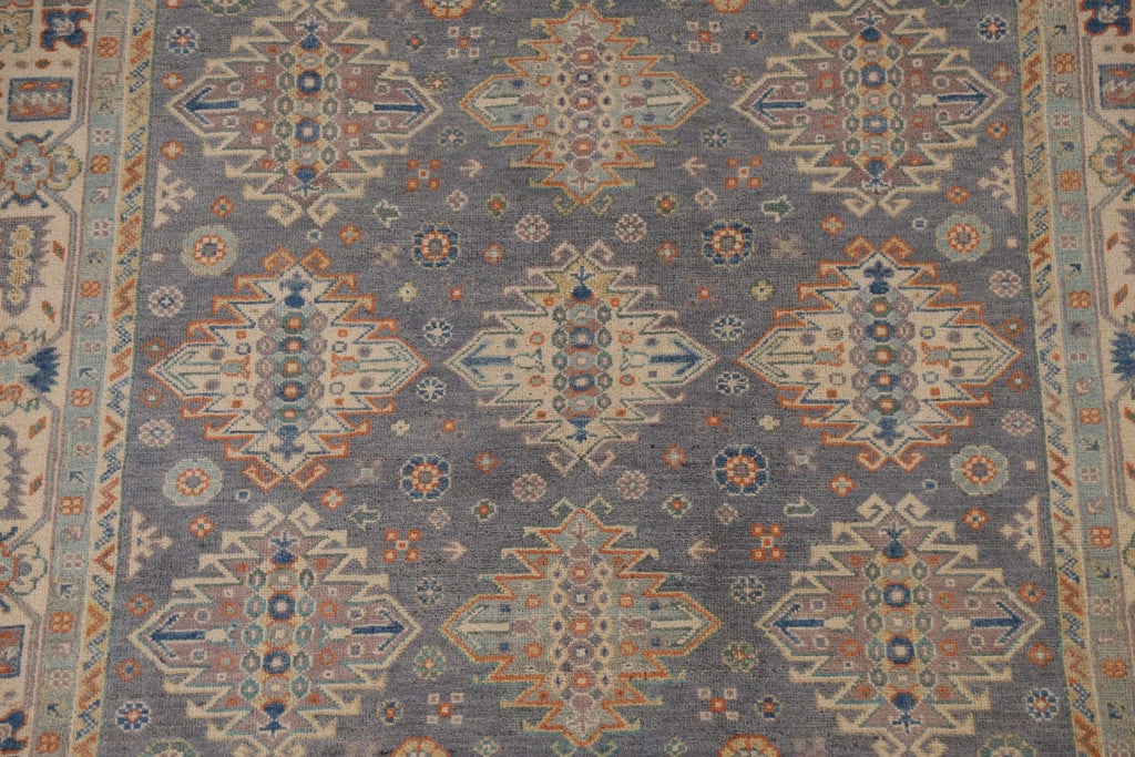 Geometric Kazak Pakistan Area Rug 6x8