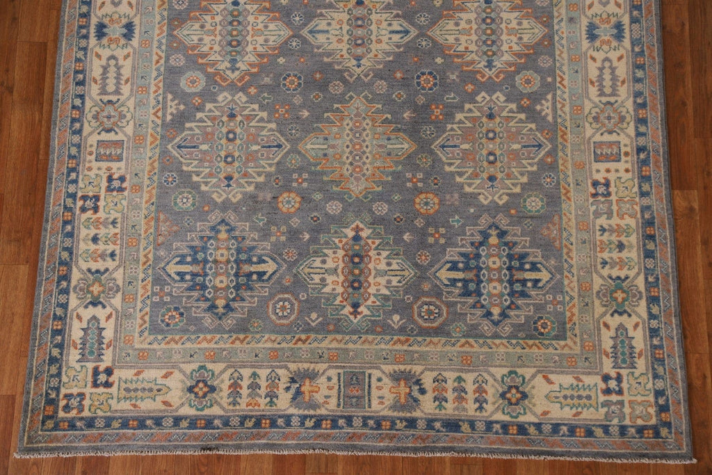 Geometric Kazak Pakistan Area Rug 6x8