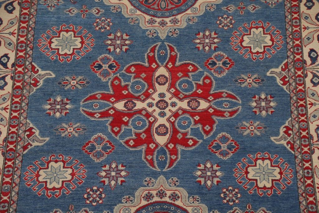 Geometric Kazak Handmade Area Rug 7x10