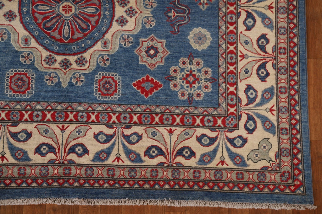 Geometric Kazak Handmade Area Rug 7x10