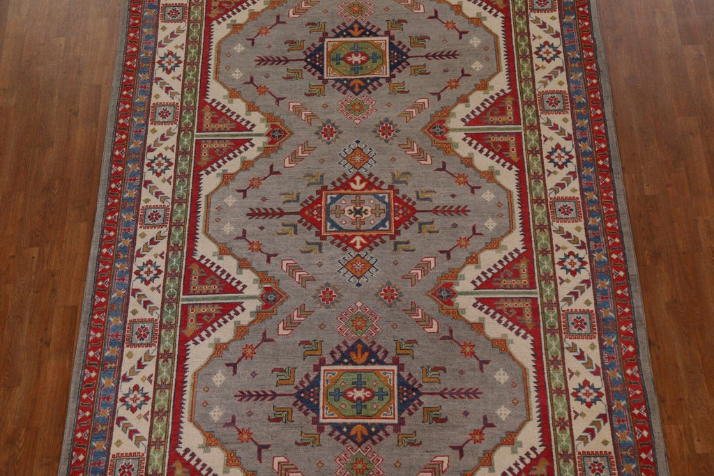 Geometric Kazak Pakistan Area Rug 7x10