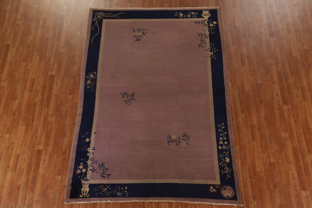 Antique Ardebil Vegetable Dye Area Rug 6x9