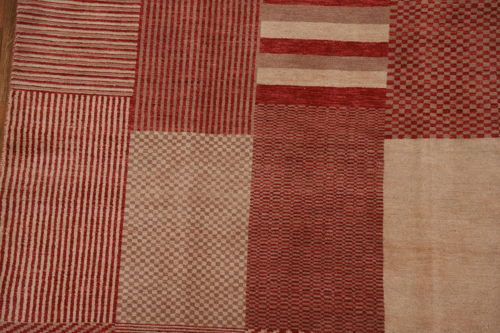 Contemporary Gabbeh Kashkoli Area Rug 4x6