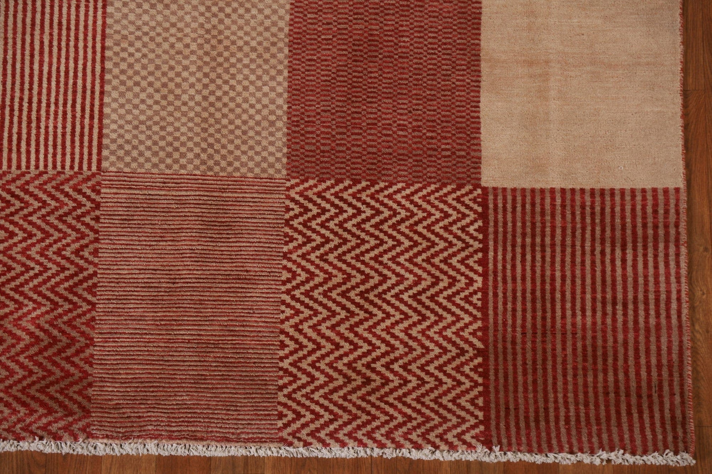 Contemporary Gabbeh Kashkoli Area Rug 4x6