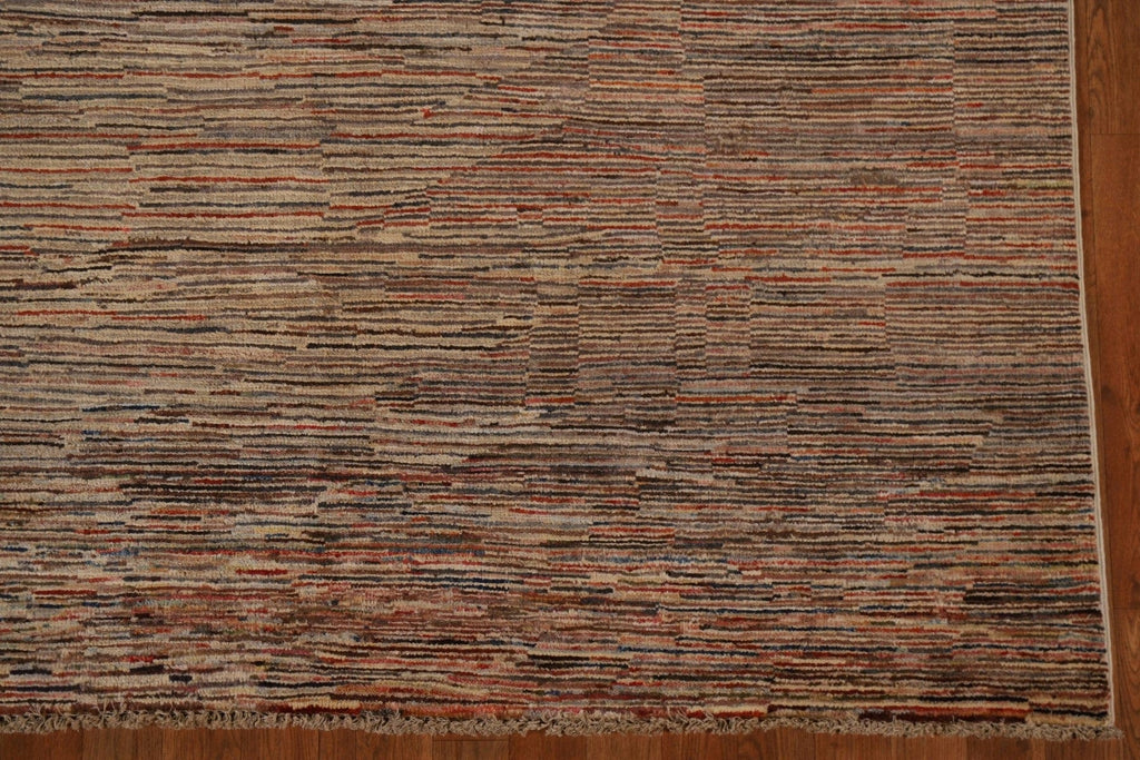 Striped Gabbeh Kashkoli Wool Area Rug 6x8