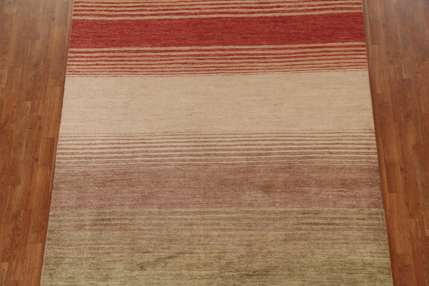 Striped Gabbeh Kashkoli Modern Area Rug 6x8