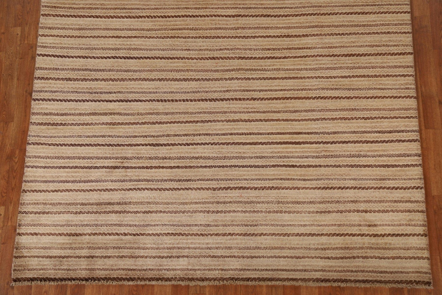 Striped Gabbeh Kashkoli Modern Area Rug 7x10