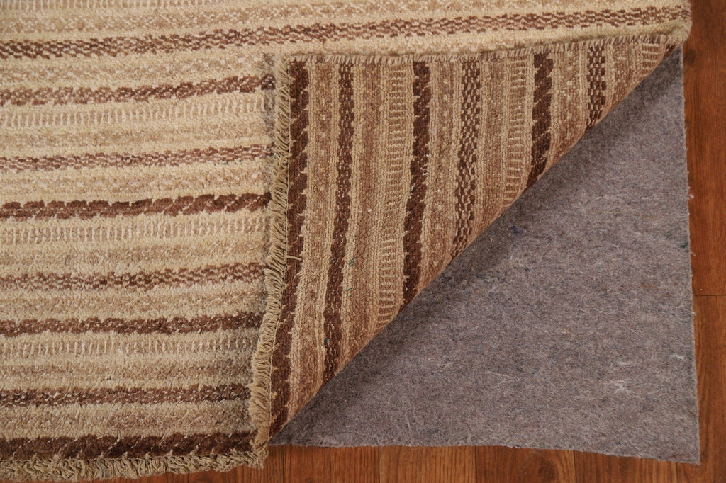 Striped Gabbeh Kashkoli Modern Area Rug 7x10