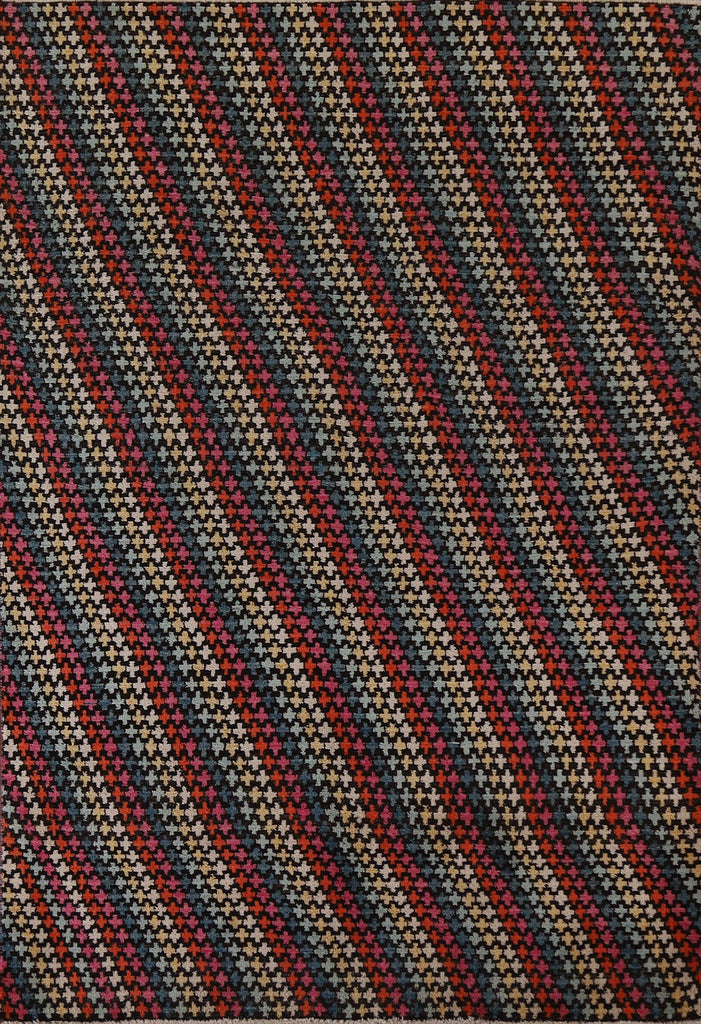 Striped Gabbeh Kashkoli Wool Area Rug 6x8