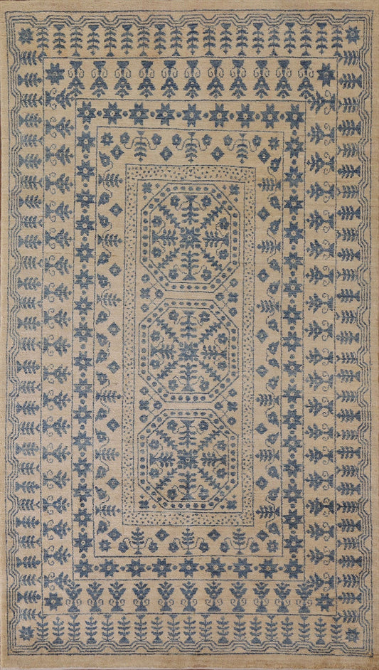 Geometric Gabbeh Kashkoli Area Rug 5x8