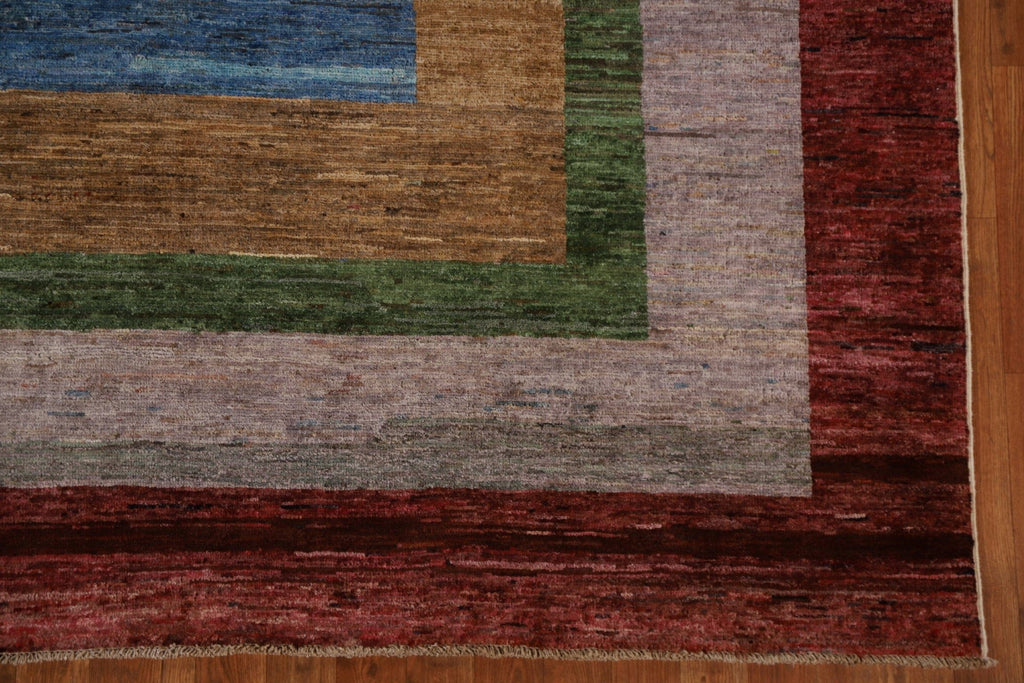 Geometric Gabbeh Kashkoli Modern Area Rug 7x10