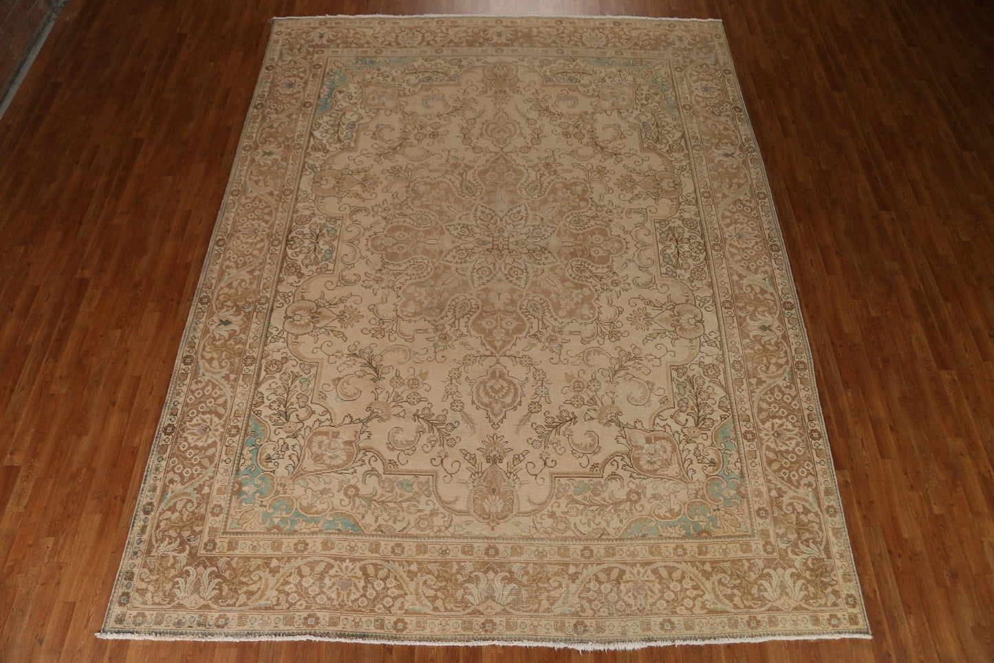 Distressed Tabriz Persian Area Rug 10x13